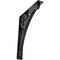 Ekena Millwork Crawley Wrought Iron Bracket, (Triple center brace), Antiqued Pewter 2"W x 12"D x 15"H BKTM02X12X15TCRAPW - alternate 1
